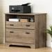 South Shore Versa 2-Drawer File Cabinet Weathered Oak