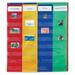 learning resources 2 and 4 column double-sided pocket chart 30 l x 38 h classroom organizer teacher accessories