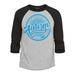 Shop4Ever Men s Autism Awareness Accept Understand Love Blue Circle Raglan Baseball Shirt X-Large Heather Grey/Black