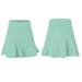 Mrat Skirt Women High Elastic Pleated Skirt Ladies Sports Short Skirt Loose Fake Two-piece Anti-peep And Quick-drying Running Fitness Culottes Tennis Skirt Female Midi A-line Skirts