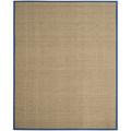 SAFAVIEH Natural Fiber NF114T Natural / Navy Rug