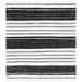 SAFAVIEH Striped Kilim STK207Z Black / Ivory Rug