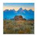 Stupell Industries Countryside Farm Pasture Barn Bold Blue Sunset Wood Wall Art 12 x 12 Design by Daniel Sproul