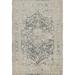 Momeni Cambridge Viscose and PES Medallion Charcoal Area Rug 8 10 X 12 7