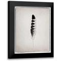 Van Swearingen Debra 15x18 Black Modern Framed Museum Art Print Titled - Feather IV BW