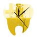 Labakihah 3D Creative Creative Teeth Acrylic Mirror Wall Clock Home Decoration Wall Clock Timers Wall Clock