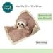 Mary Meyer Super Soft Stuffed Animal Security Blanket Putty Sloth 13 x 13-Inches