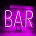 Wanxing Bar LED Neon Light Signs USB Power for Coffee Bar Salon Shop Restaurant Home Party Decoration