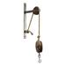 Pulley Mounted Bracket Candle Holder - Set of 2