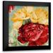 Pinto Patricia 12x12 Black Modern Framed Museum Art Print Titled - Red Modern Romance III