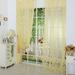 2 Panels Embroidered Leaf Pattern Sheer Curtains Floral Voile Window Draperies Treatment for Bedroom Living Room Rod Pocket White 39.4 x 79 Inch