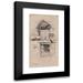 Sir Frank Short 9x14 Black Modern Framed Museum Art Print Titled - Sail-Loft Poole (1884)