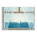 Stupell Industries Serene Beach House Window View Sailboats Ocean Wood Wall Art 19 x 13 Design by John Rossini