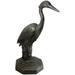 Great Heron Statue â€“ Natural Bronze Appearance â€“ Made of Resin â€“ Lightweight â€“ 31 Height