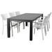 International Home Atlantic Noordam 7 Piece Patio Dining Set in Gray