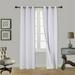 2 PANELS SILK BLACKOUT THERMAL GROMMET FOAM LINED WINDOW CURTAIN DRAPE