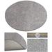 7 Round Frieze Style Round Area Rugs 100% PureColor Solution Dyed BCF Polyester Stainproof Yarn Safe for Kids and Pets (Color: Pewter Grey)