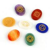 Fyydes Healing Crystals Chakra Stones Delicate Cool Convenient Chakra Stone Natural For Crystal Therapy