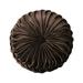 Fysho Velvet Pleated Round Pumpkin Throw Pillow Couch Cushion Floor Pillow Decorative For Home Sofa Chair Bed Car