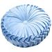 Craftsmanship Pleated Throw Pillow Home Decorative Round Pumpkin Velvet Cushion Floor Pillows for Living Room Chair Couch Sofa