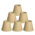 Royal Designs Inc. Hardback Empire Chandelier Basic Shade CS-988-5LNBG-6 Linen Beige 3 x 5 x 4.5 Pack of 6