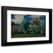 Jan Stanislawski 14x11 Black Modern Framed Museum Art Print Titled - Apple-Trees in Blossom (1903)