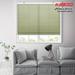 Keego Cordless Cellular Shades Window Blinds Size and Color Customizable Oliver Green Semi-Blackout Fabric White Case 40 w x 52 h