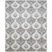 8 X 10 Rug Wool Silk Ivory Modern Hand Knotted Moroccan Trellis Large Carpet