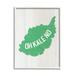 Stupell Industries Oh Kale No Clever Rustic Illustration Typography Framed Wall Art 11 x 14 Design by Lil Rue