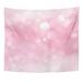 REFRED Effect Silver Sparkle White and Pink Abstract Bokeh Lights Defocused Bling Grey Wall Art Hanging Tapestry Home Decor for Living Room Bedroom Dorm 60x80 inch
