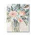 Stupell Industries Beautiful Blue Pink Flower Bouquet Painting Delicate Blossoms Modern Drawing Gallery-Wrapped Canvas Print Wall Art 30 x 40 Design by Nina Blue