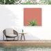 Felicity Bradley Succulent Simplicity I Coral Outdoor All-Weather Wall Decor
