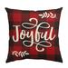 Chiccall Christmas Ornaments Pillowcase Xmas Cushion Throw Pillow Cover Cotton Sofa Home Decor 4PC Christmas Party Favors on Clearance