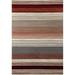 Art Carpet 841864107838 7 x 10 ft. Bastille Collection Heathered Stripe Border Woven Area Rug Red