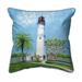 Betsy Drake ZP641 22 x 22 in. Key West Lighthouse Extra Large Zippered Pillow