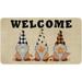 Fall Gonme Welcome Doormat Autumn Thanksgiving Day Decoration Front Door Mats Porch Decor Welcome Doormats Rubber Back Non Slip Entrance Door Mat for Indoor Outdoor 17x30 inch