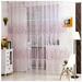 Labakihah Curtains Pc Tulle Sheer 1 Door Window Pk Panel Curtain Drape Scarf Home Decor