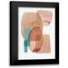 Reeves Tom 13x18 Black Modern Framed Museum Art Print Titled - Pink Colour Blocks II