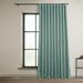 Sea Thistle Faux Linen Extra Wide Room Darkening Curtain (1 Panel) Sea Thistle 100W X 84L