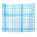 REFRED Celtic Red Abstract Blue Plaid Tartan Pattern Patterned White British Checkered Wall Art Hanging Tapestry Home Decor for Living Room Bedroom Dorm 60x80 inch