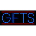 Gifts LED Neon Sign 10 Tall x 24 Wide - inches Black Square Cut Acrylic Backing with Dimmer - Premium built indoor Sign for Storefront Store interior.