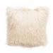 Deluxe Home Decorative Super Soft Plush Mongolian Faux Fur Throw Pillow Cover Cushion Case Cushion Pillowcases for Bed/Couch (18 x 18 Inch)