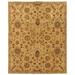 Sphinx Huntley Area Rug 19109 Traditional Gold Flowers Petals 7 6 x 9 6 Rectangle