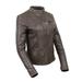 Milwaukee Leather Vintage SFL2811 Women s Brown Zipper Front Motorcycle Casual Fashion Leather Jacket Medium