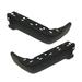 Fit for Ford F-150 (2009-2014) 2pcs All-Metal Steel Rear Bumper Corner Covers Black 09-14 F-150 Rear Bumper Corner Cover