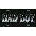 Bad Boy Black Diamond Embossed 6 x12 Aluminum License Plate Tag