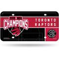 Toronto Raptors Metal Auto Tag License Plate 2019 Champions 6x12 Inch