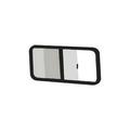 CRL VW8206 Universal Non-Contoured Horizontal Sliding Window 21-1/4 x 16-3/4 with 1-1/2 and 1/8 Reversible Trim Ring