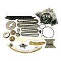 Front Timing Chain Kit and Water Pump - Compatible with 2010 - 2017 Chevy Equinox 2.4L 4-Cylinder 2011 2012 2013 2014 2015 2016