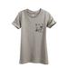 Boy Mama Tattoo Art Women s Fashion Relaxed T-Shirt Tee Heather Tan X-Large